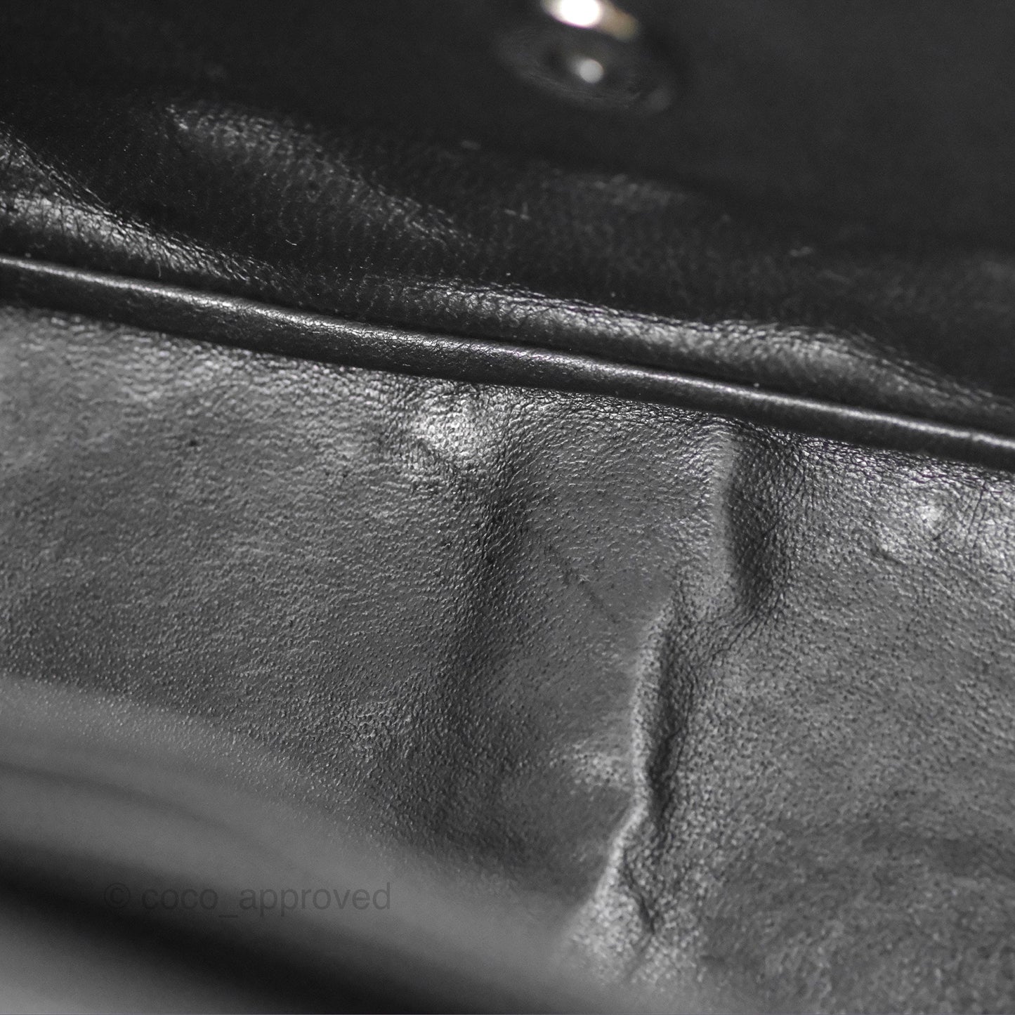 Chanel Jumbo Single Flap Black Caviar Silver Hardware⁣⁣