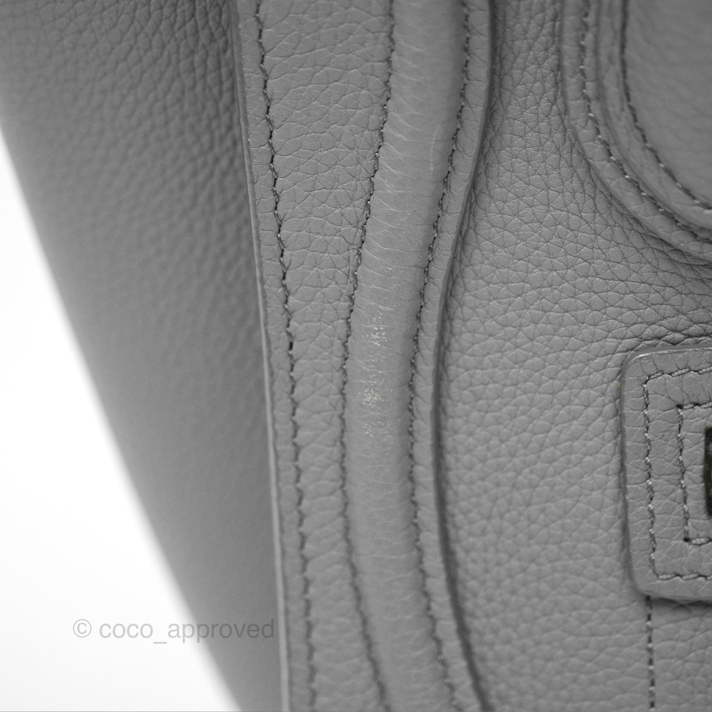 Celine Nano Luggage Bag Grey Drummed Calfskin