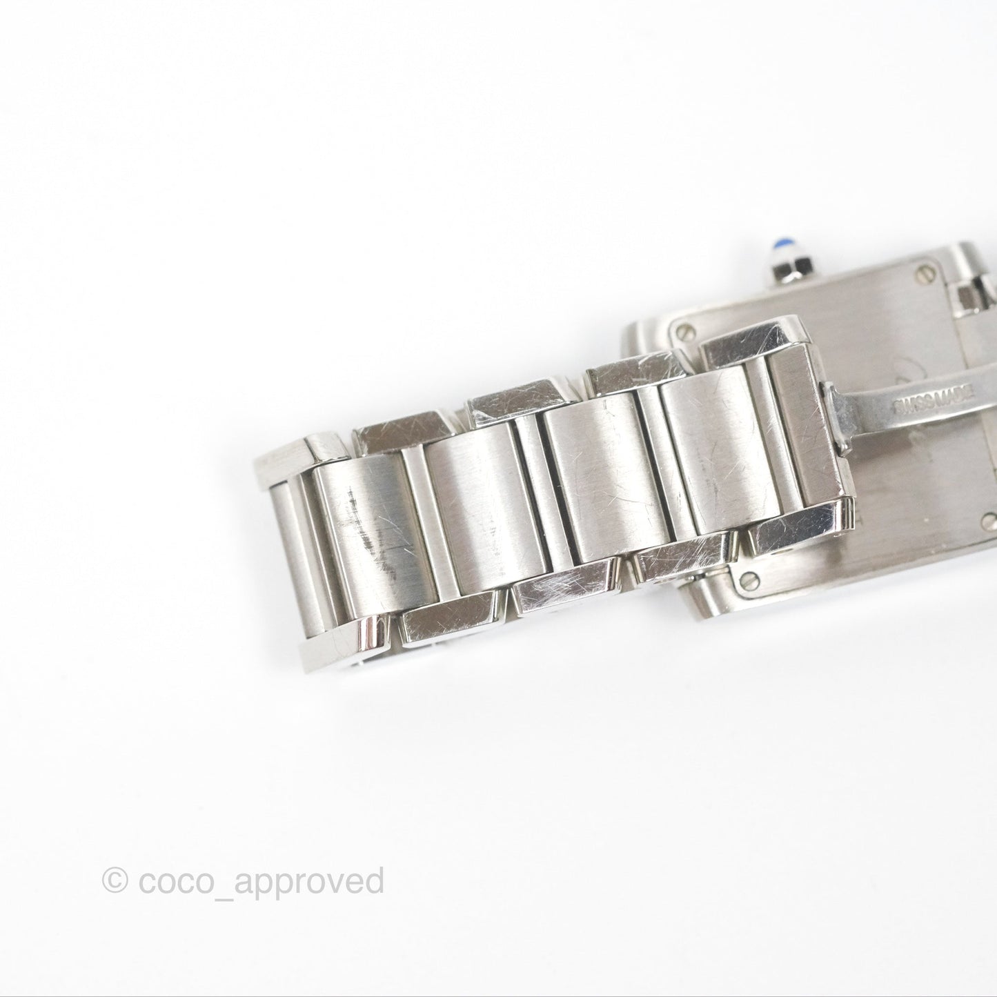 Cartier Steel Tank Francaise Watch Small Model
