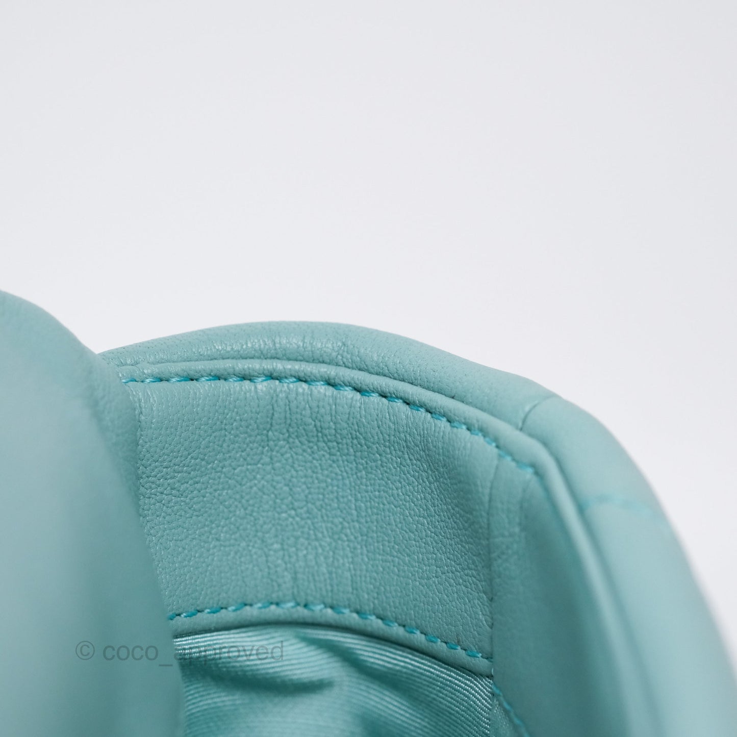 Chanel 19 Small Tiffany Blue Mixed Hardware