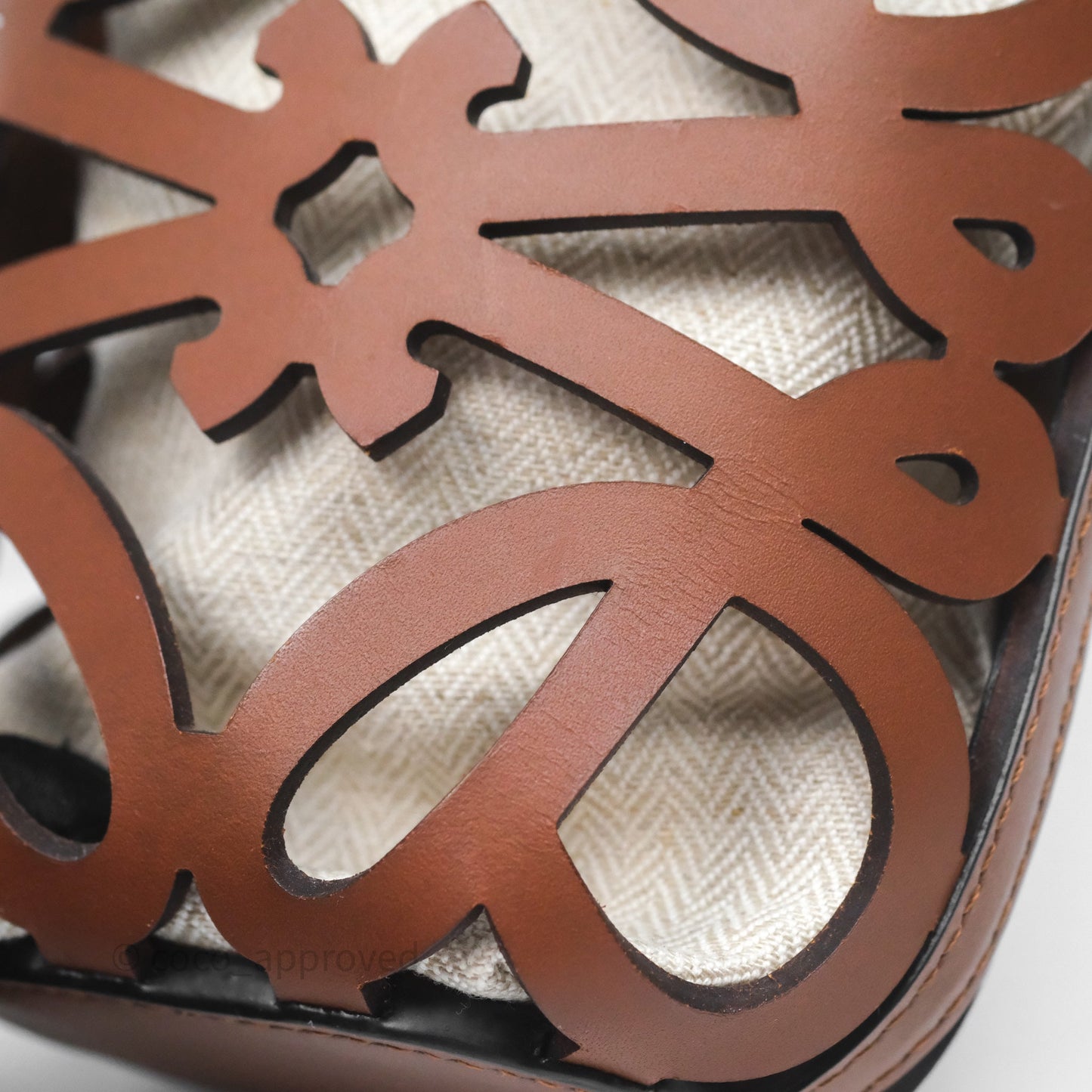 Loewe X Paula's Ibiza Cutout Anagram Pocket Tan