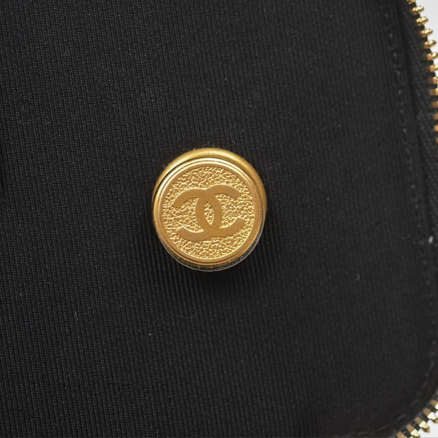 Chanel Vanity With Chain Black Goatskin Mixed Hardware