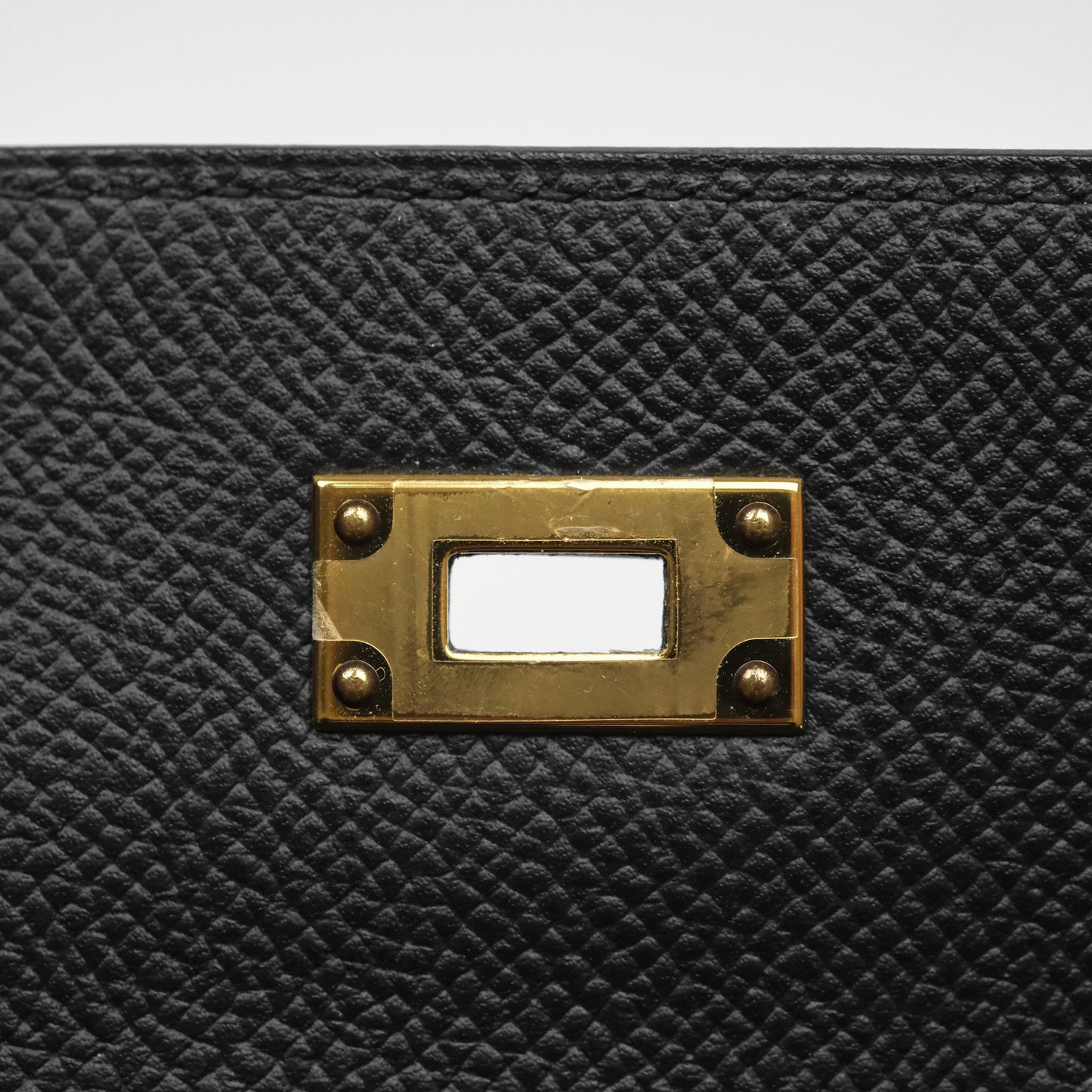 Hermès Kelly Wallet Black Noir 89 Epsom Gold Hardware