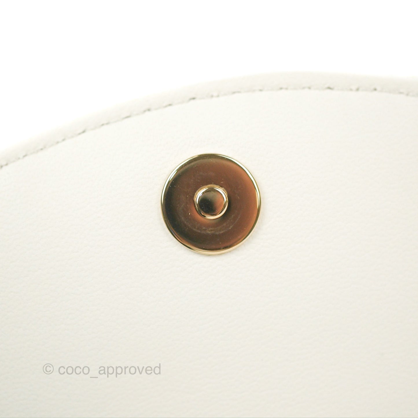 Chanel Side Packs Shoulder Bags Yellow White Lambskin Gold Hardware 19S