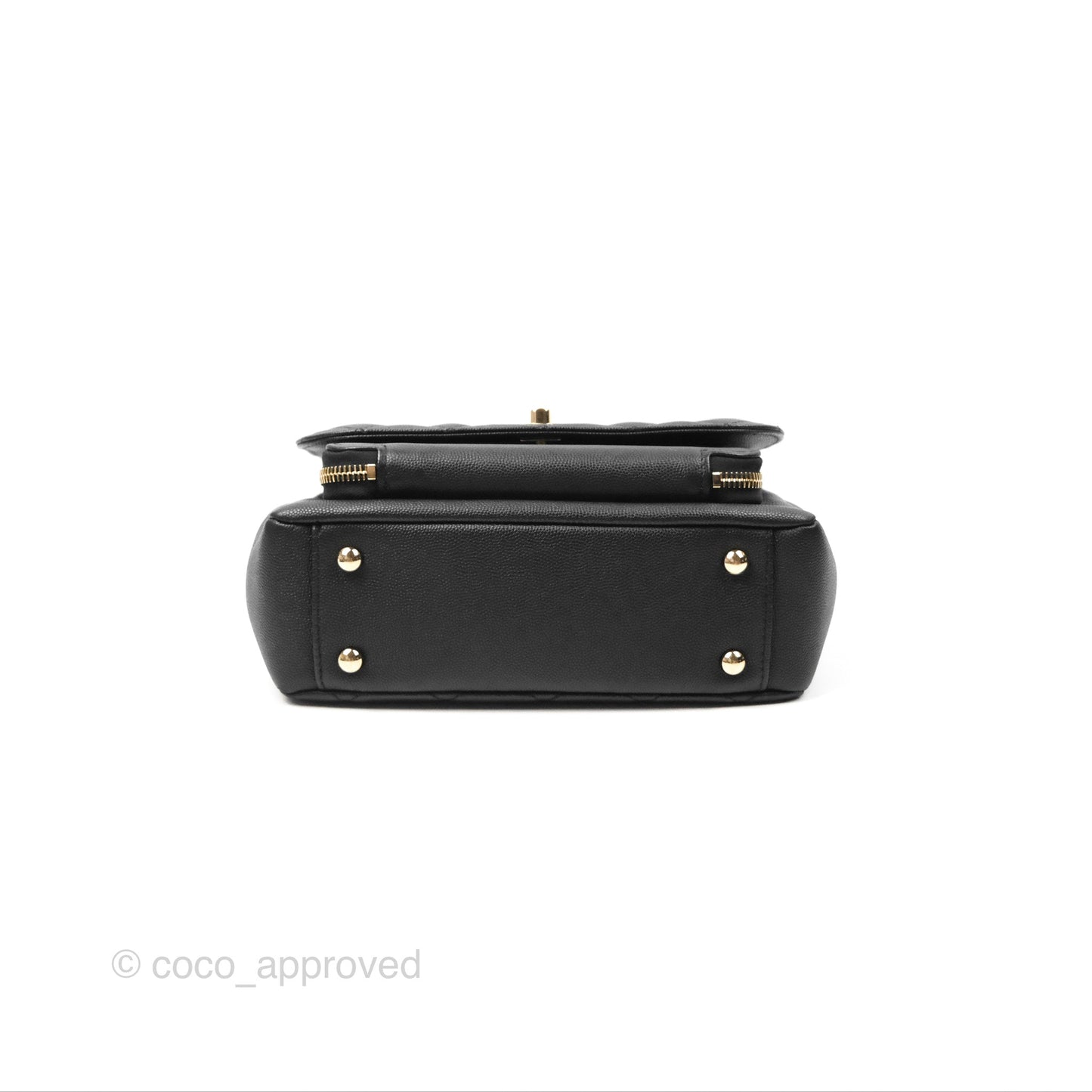 Chanel Quilted Medium Business Affinity Flap Black Caviar Gold Hardware