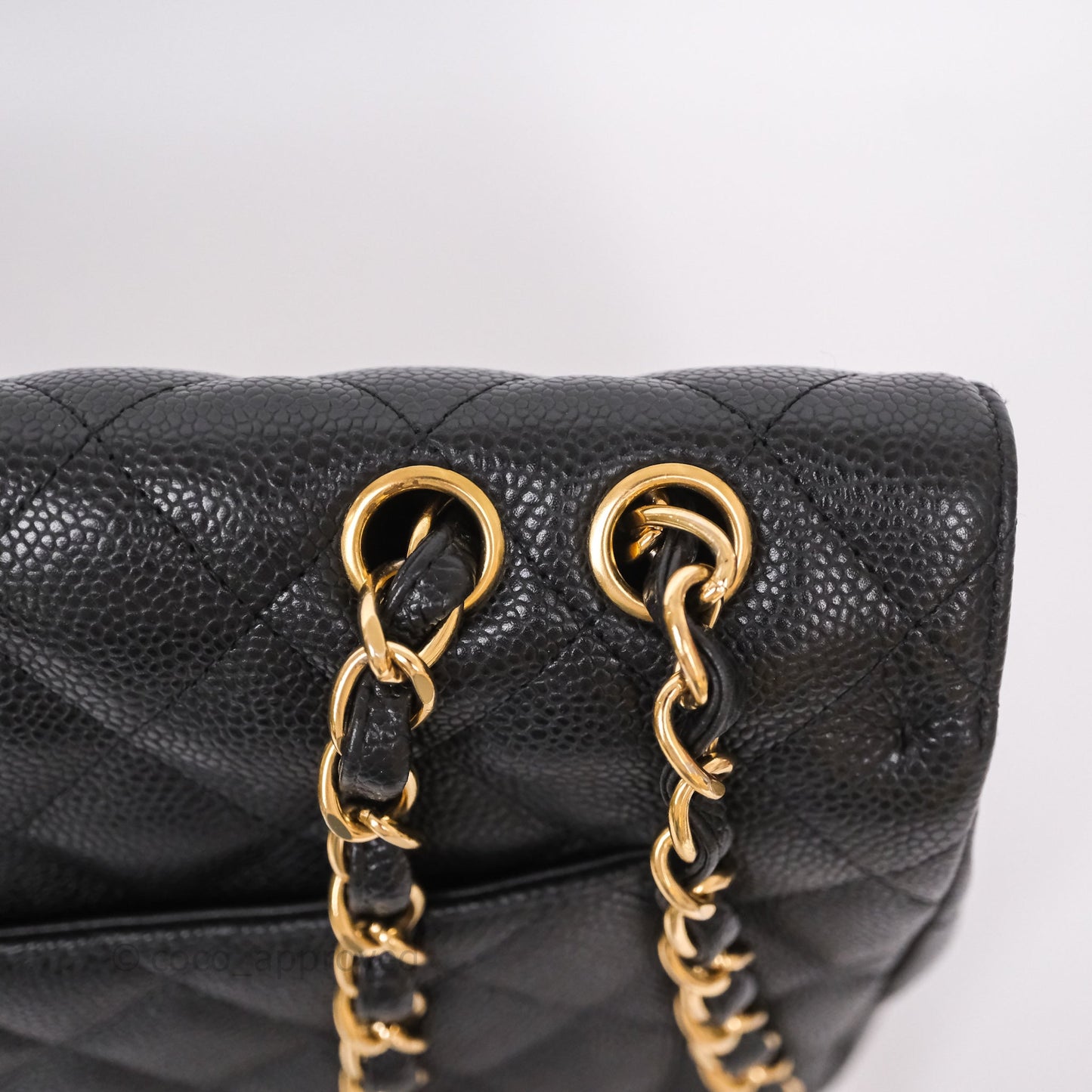 Chanel Jumbo Single Flap Black Caviar Gold Hardware⁣⁣