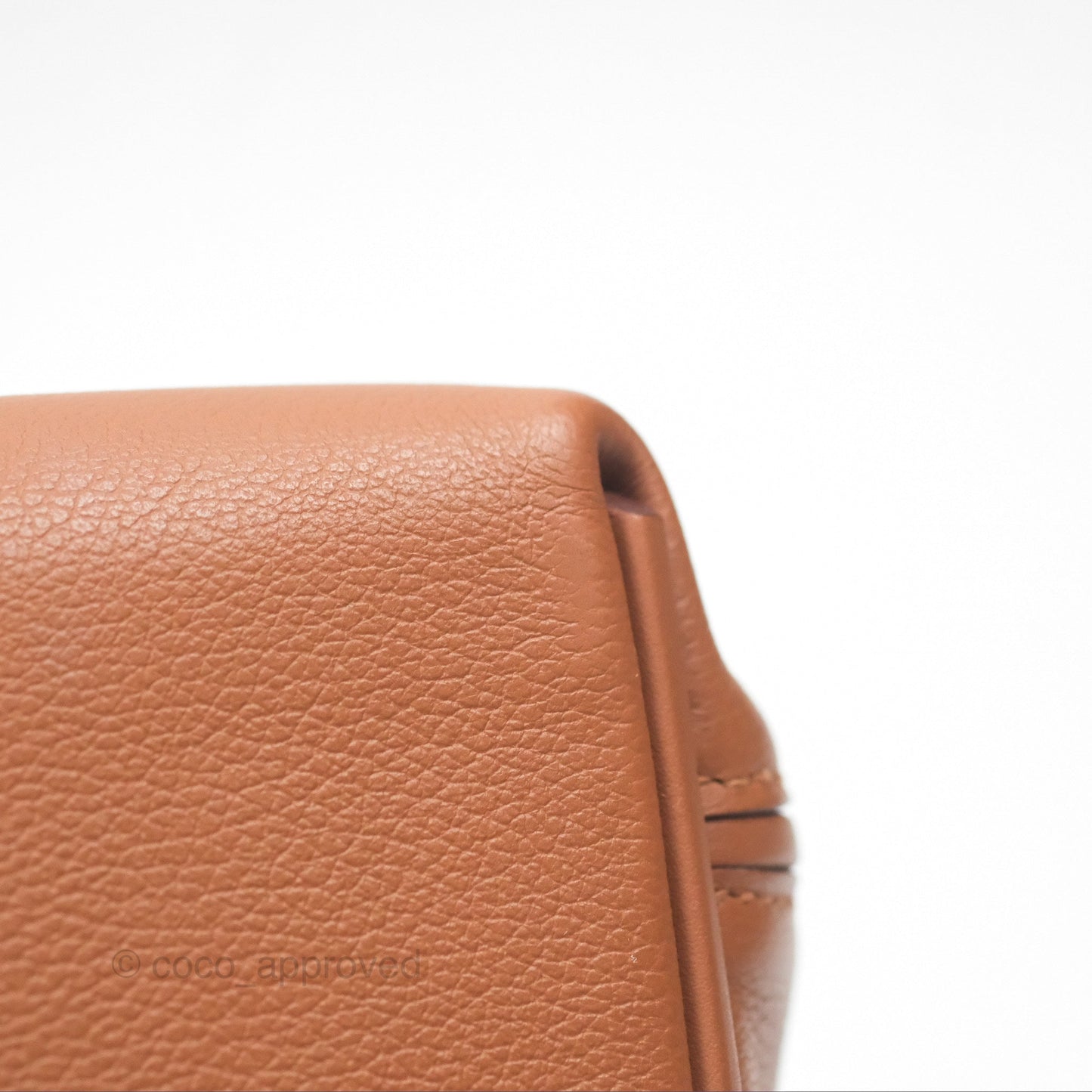 Hermès 24/24 21 Mini Gold 37 Evercolor/ Swift Palladium Hardware