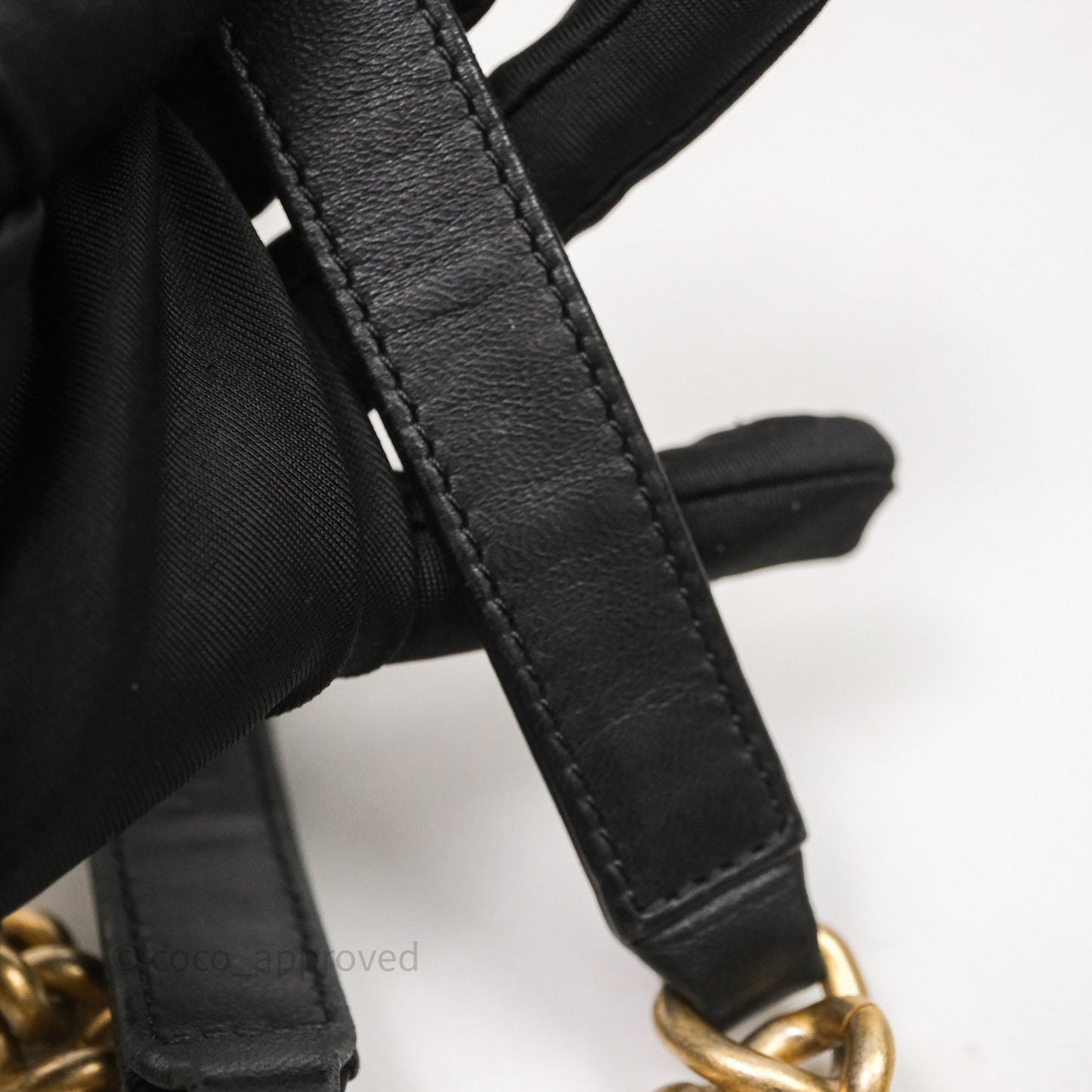 Chanel Medium Boy Quilted Black Lambskin Aged Gold Hardware