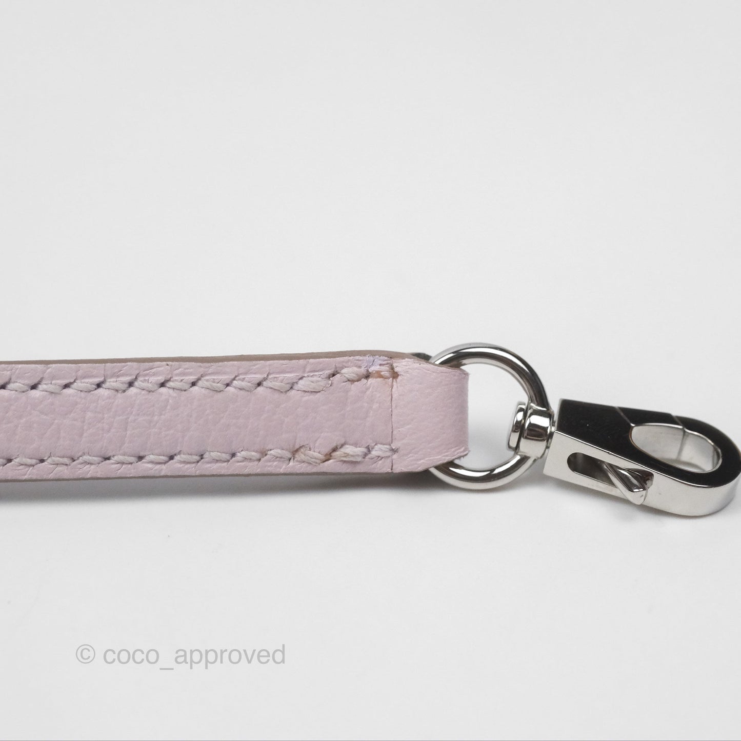 Hermès Bolide Mini 1923 Verso Evercolor Mauve Pale 09/ Caramel 28 Palladium Hardware