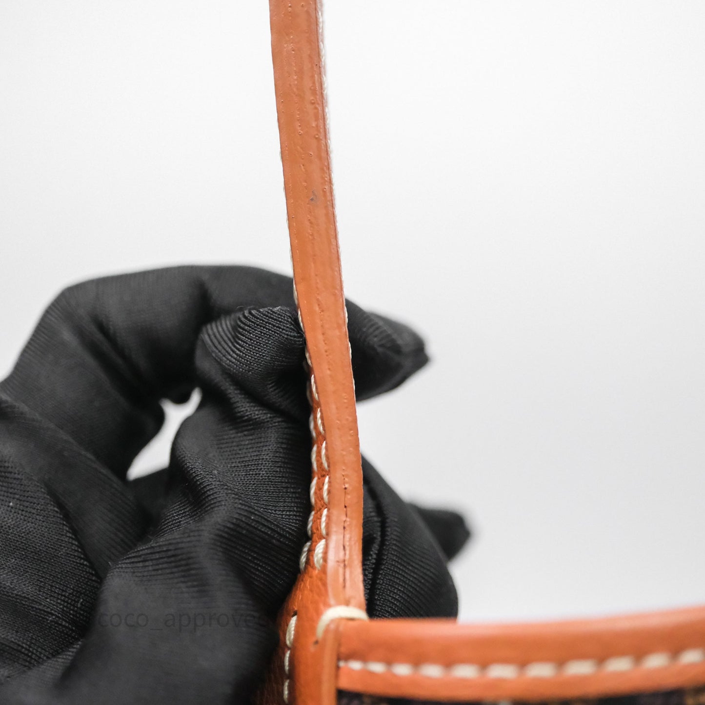 Goyard St Louis Tote PM Tan Black