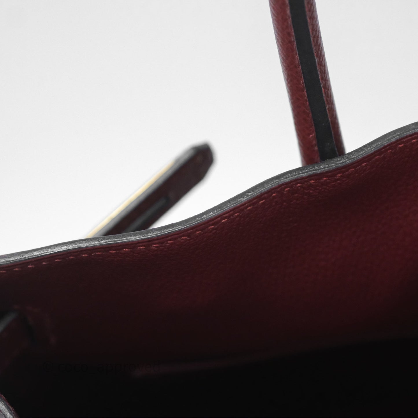 Hermès Birkin 30 Retourne Rouge H 55 Epsom Gold Hardware