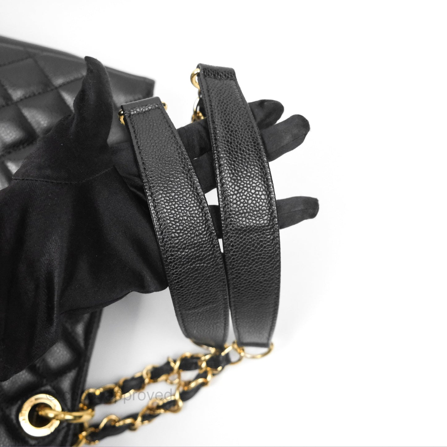 Chanel GST Black Caviar Gold Hardware