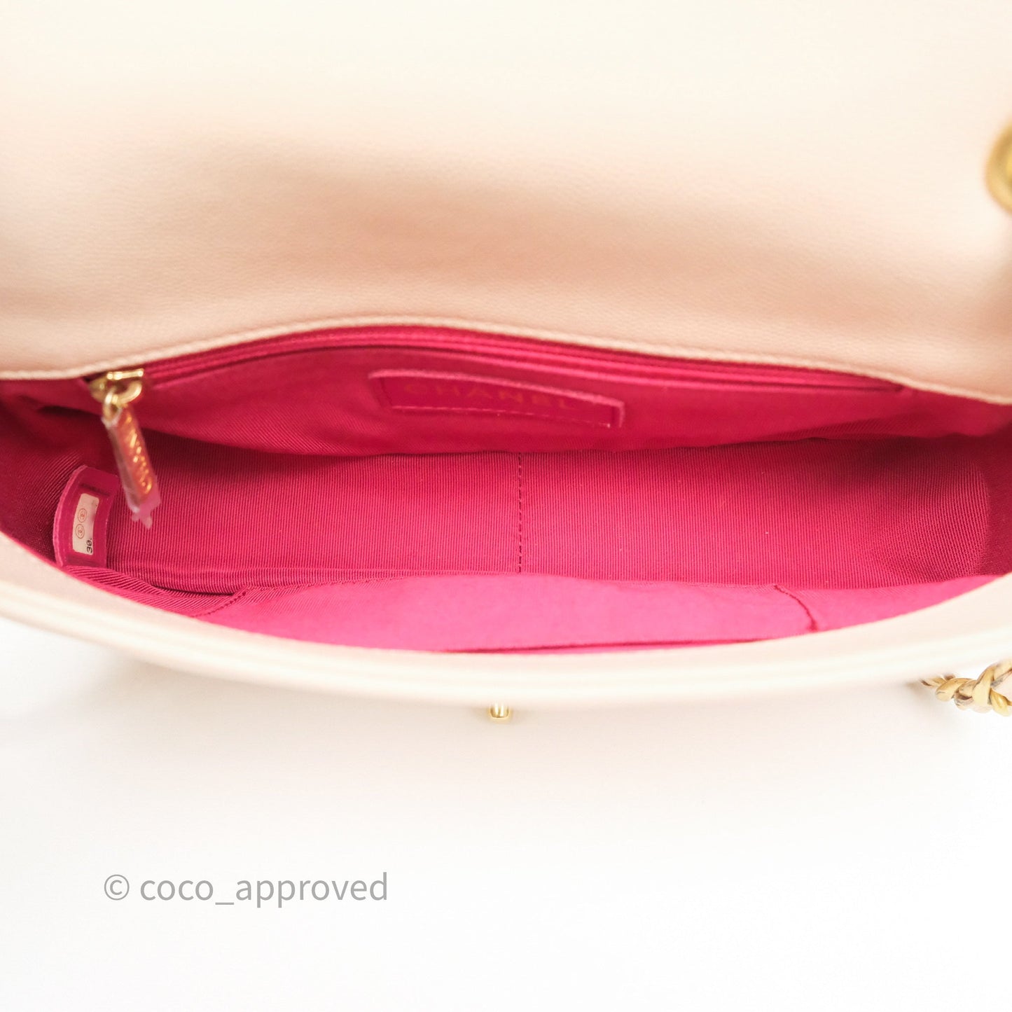 Chanel Small Fashion Therapy Flap Bag Light Pink Caviar Aged Gold Hardware