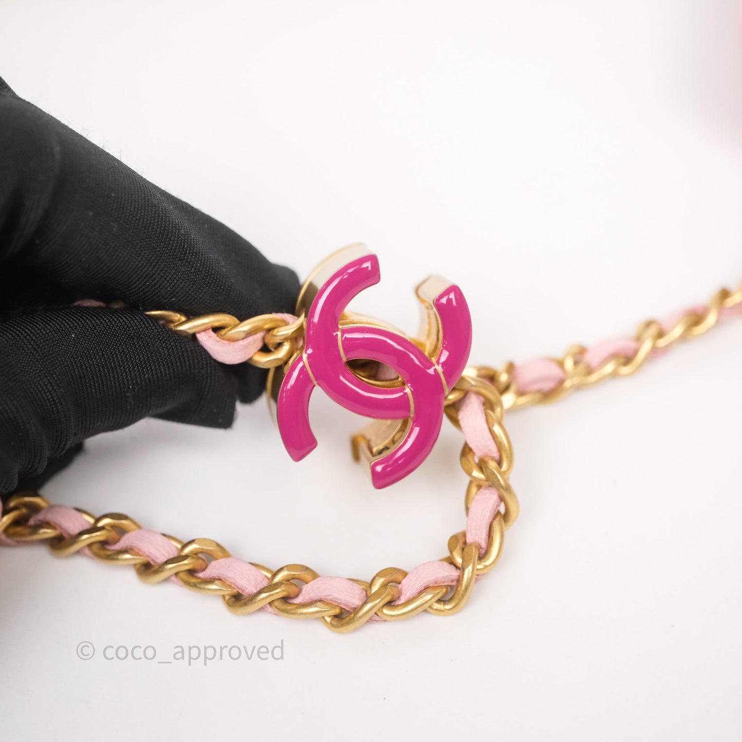 Chanel Quilted Hobo With CC Adjustable Chain Pink Lambskin Aged Gold Hardware