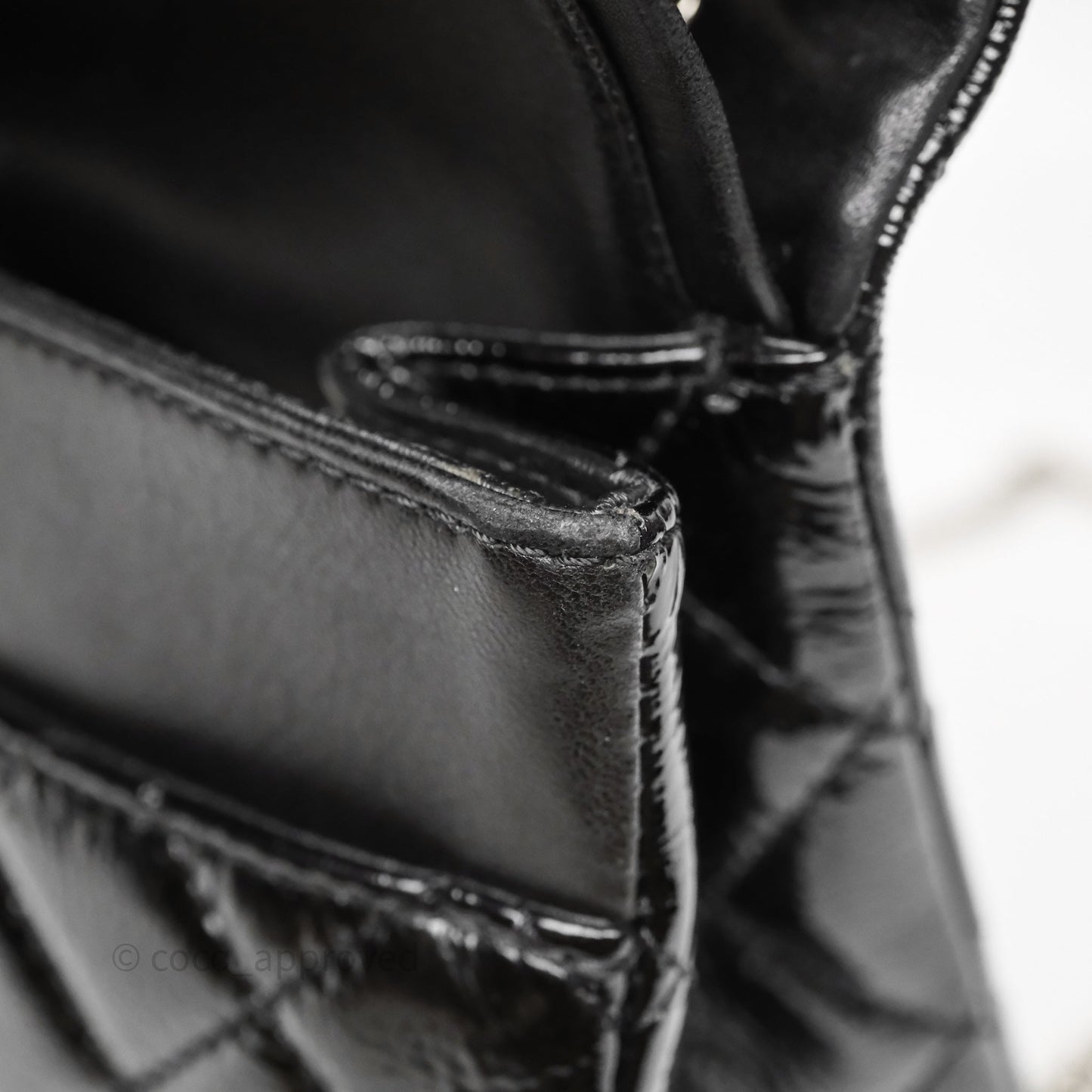 Chanel 2.55 Reissue Glazed Calfskin So Black 227 Silver Hardware