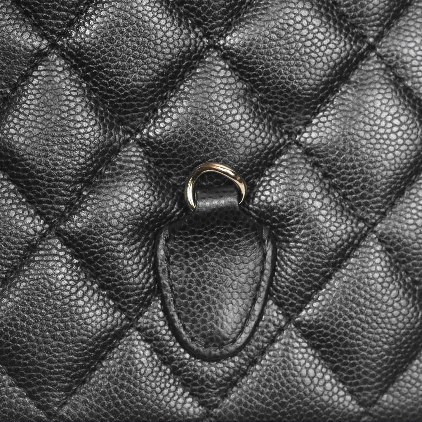 Chanel Classic Mini Backpack Black Caviar Gold Hardware