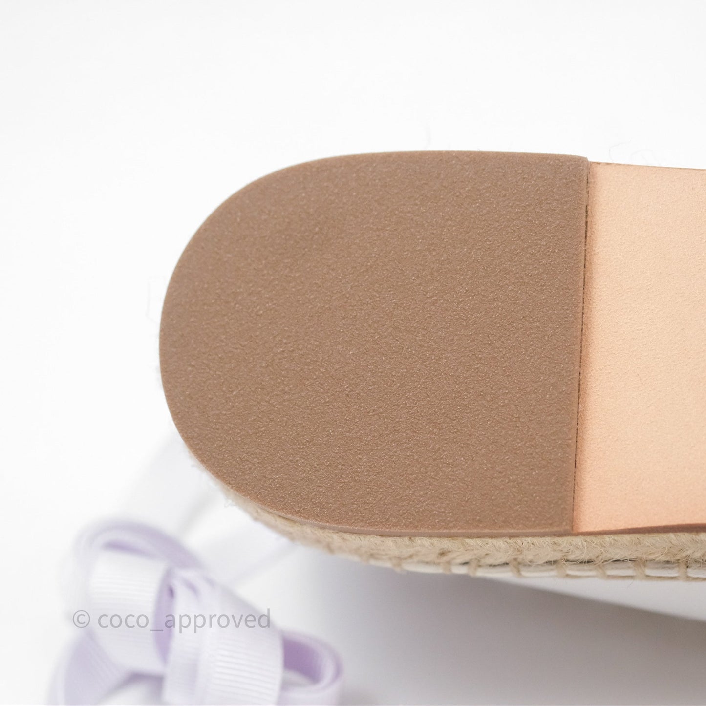 Hermès Guapa Espadrille Blanc Calfskin Size 37