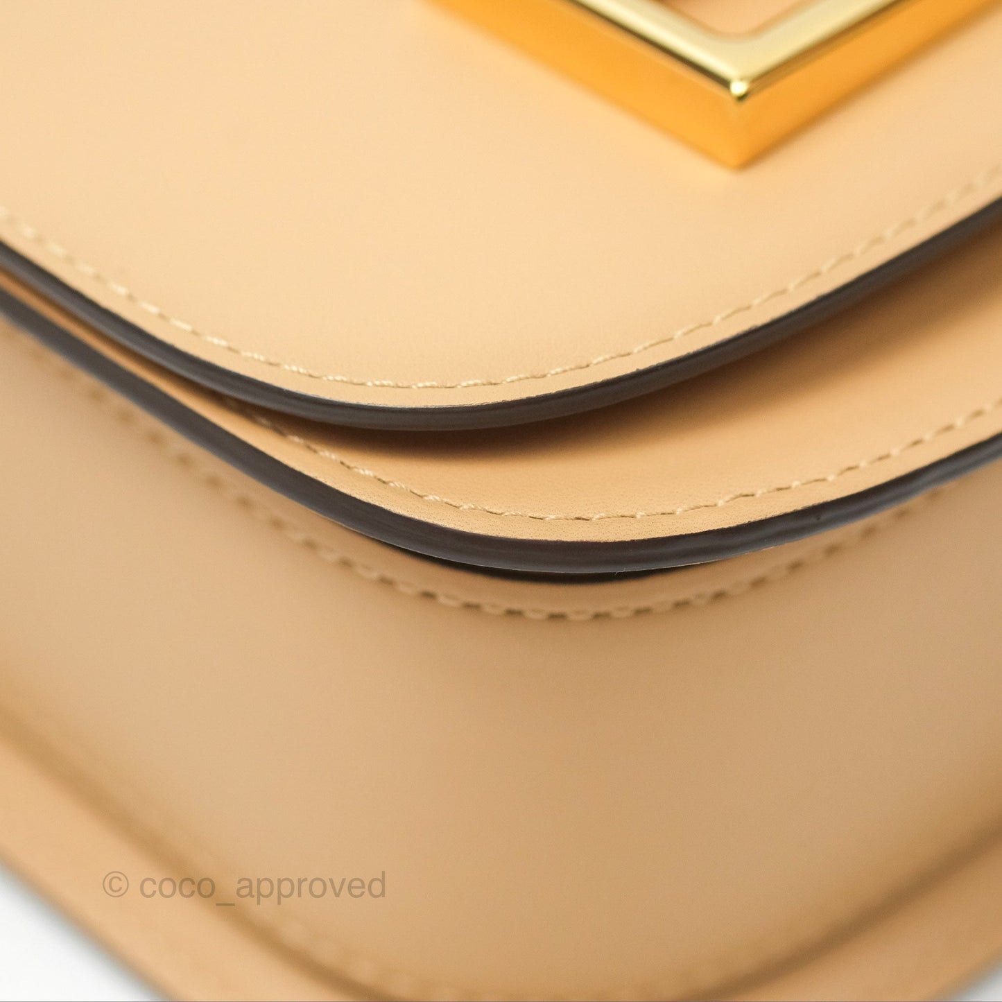 Delvaux Lingot Bag Latte Olen Calfskin