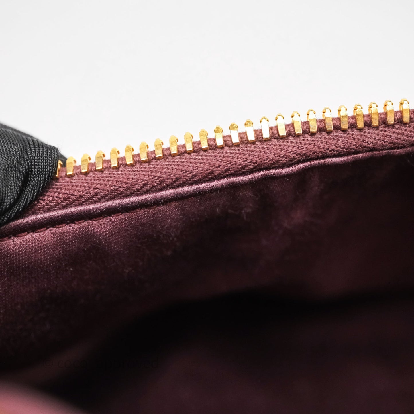 Miu Miu Bumbag Burgundy/Pink Gold Hardware