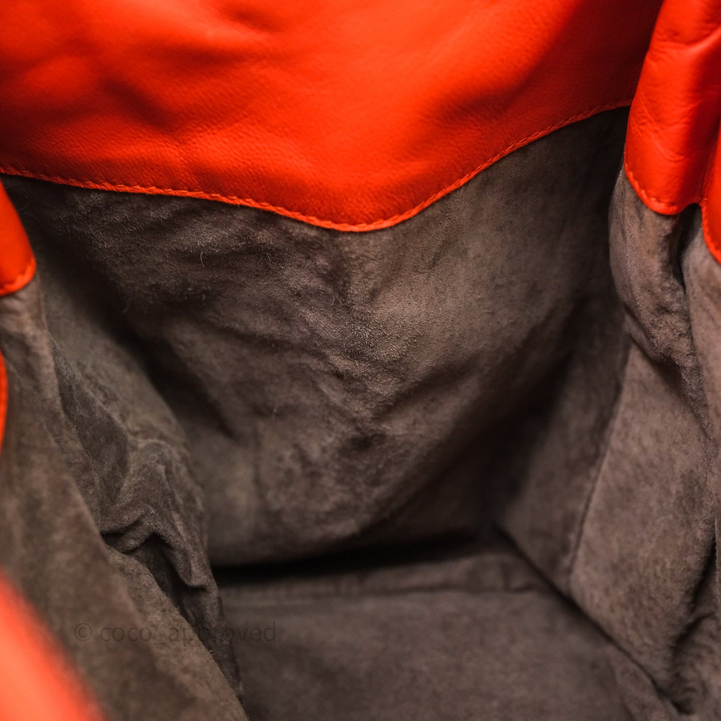 Bottega Veneta Nappa Intrecciato Parachute Tote Bag Orange