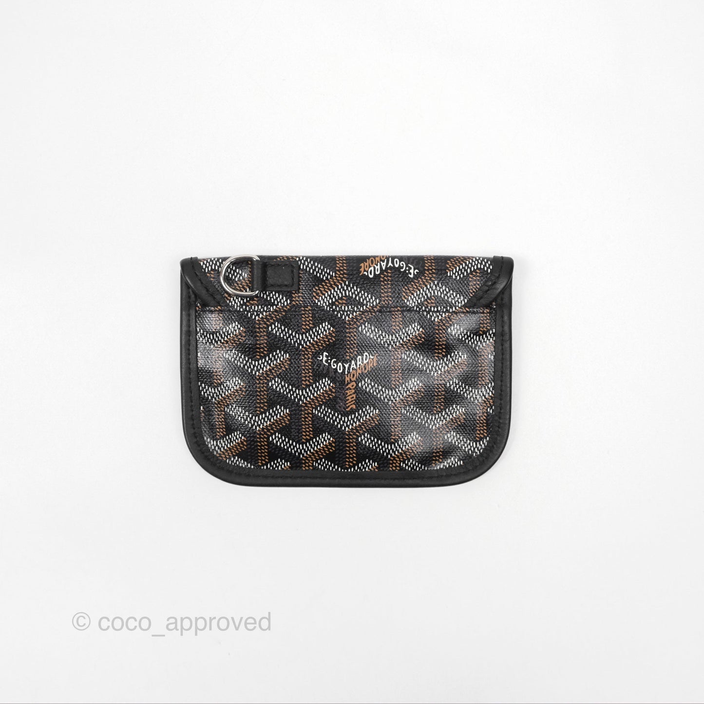 Goyard Anjou Mini Bag Goyardine Canvas Black