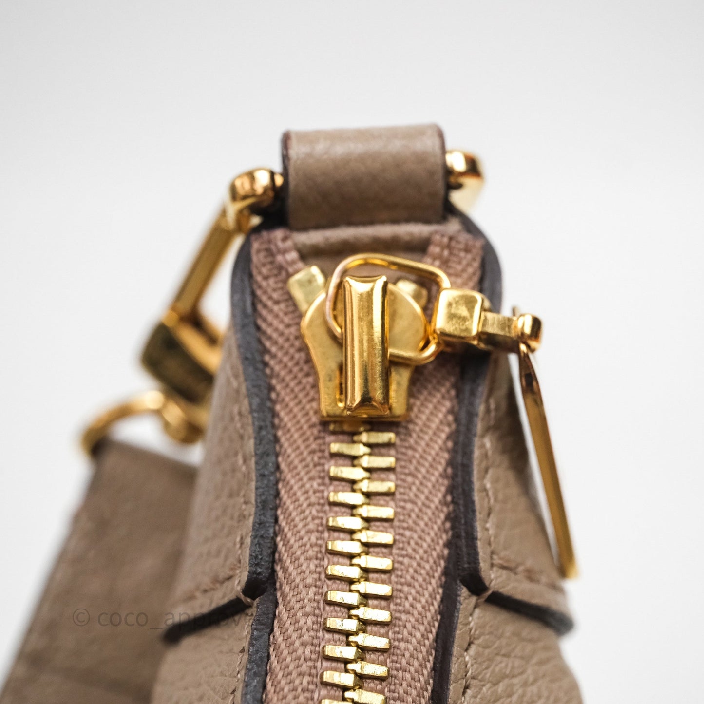 Louis Vuitton Bagatelle Bag Monogram Empreinte Beige