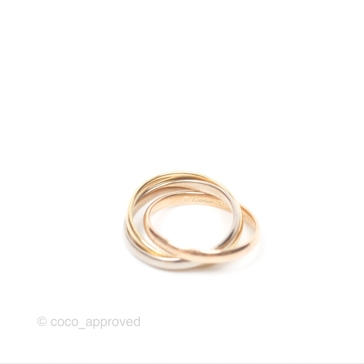 Cartier Trinity Ring White Gold/ Yellow Gold/ Rose Gold