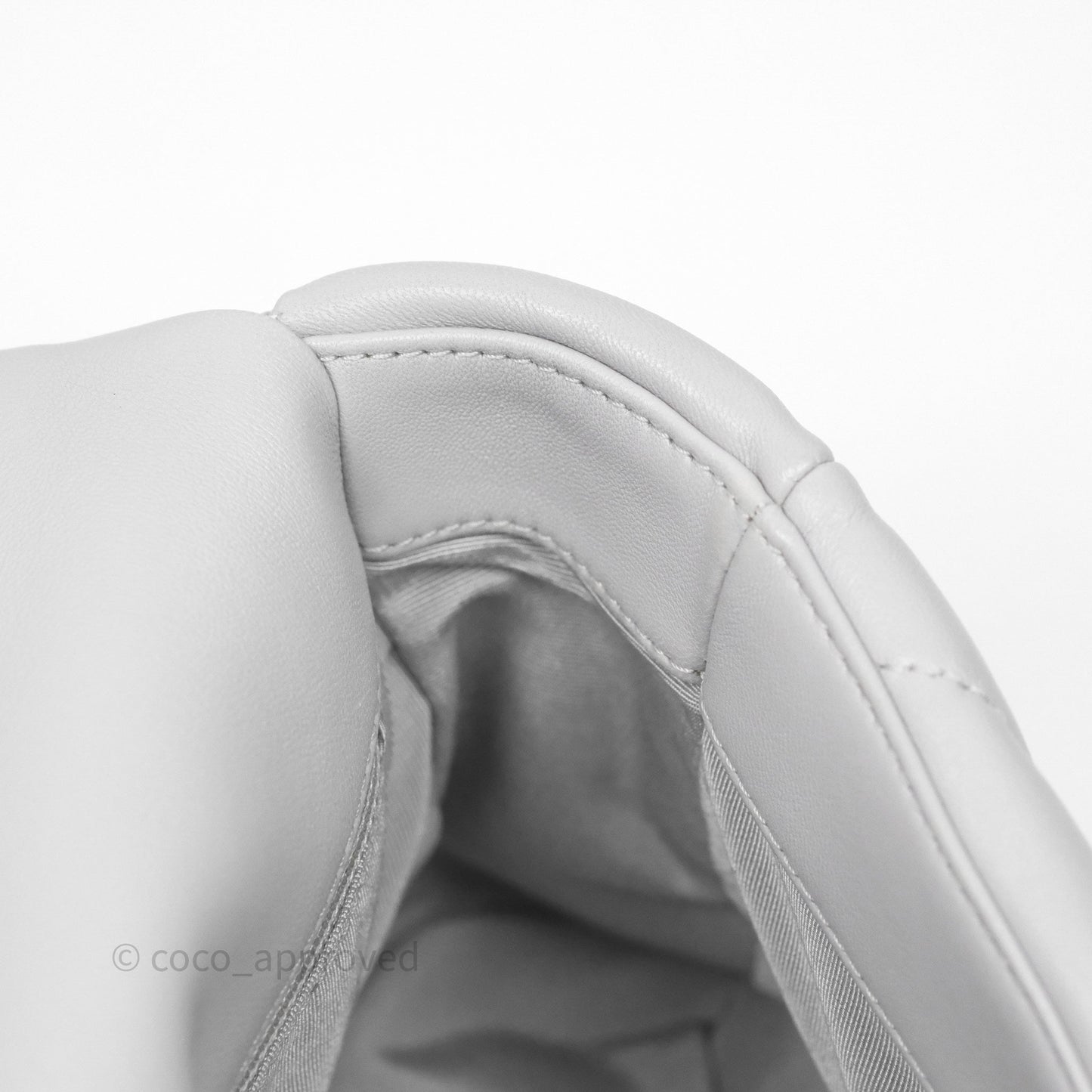 Chanel 19 Small Light Grey Mixed Hardware
