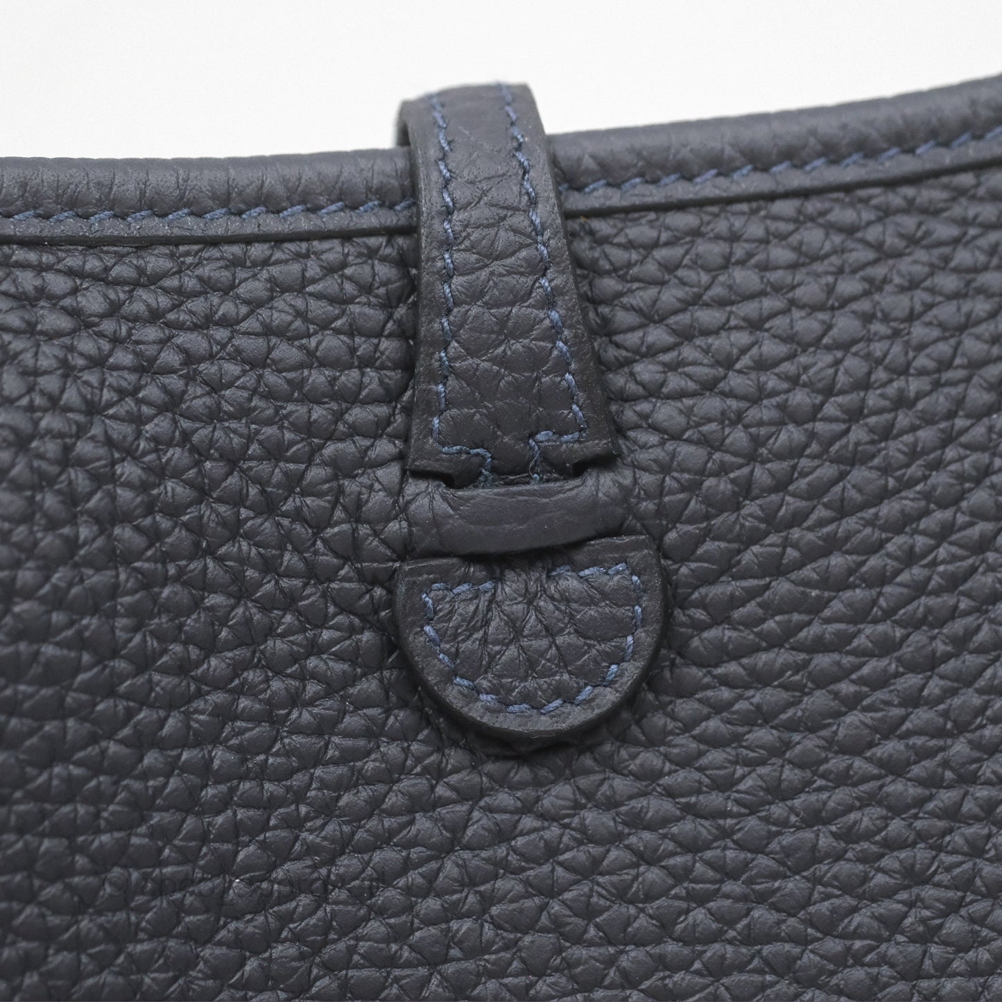 Hermès Mini Evelyne 16 Caban 3Y Clemence Palladium Hardware