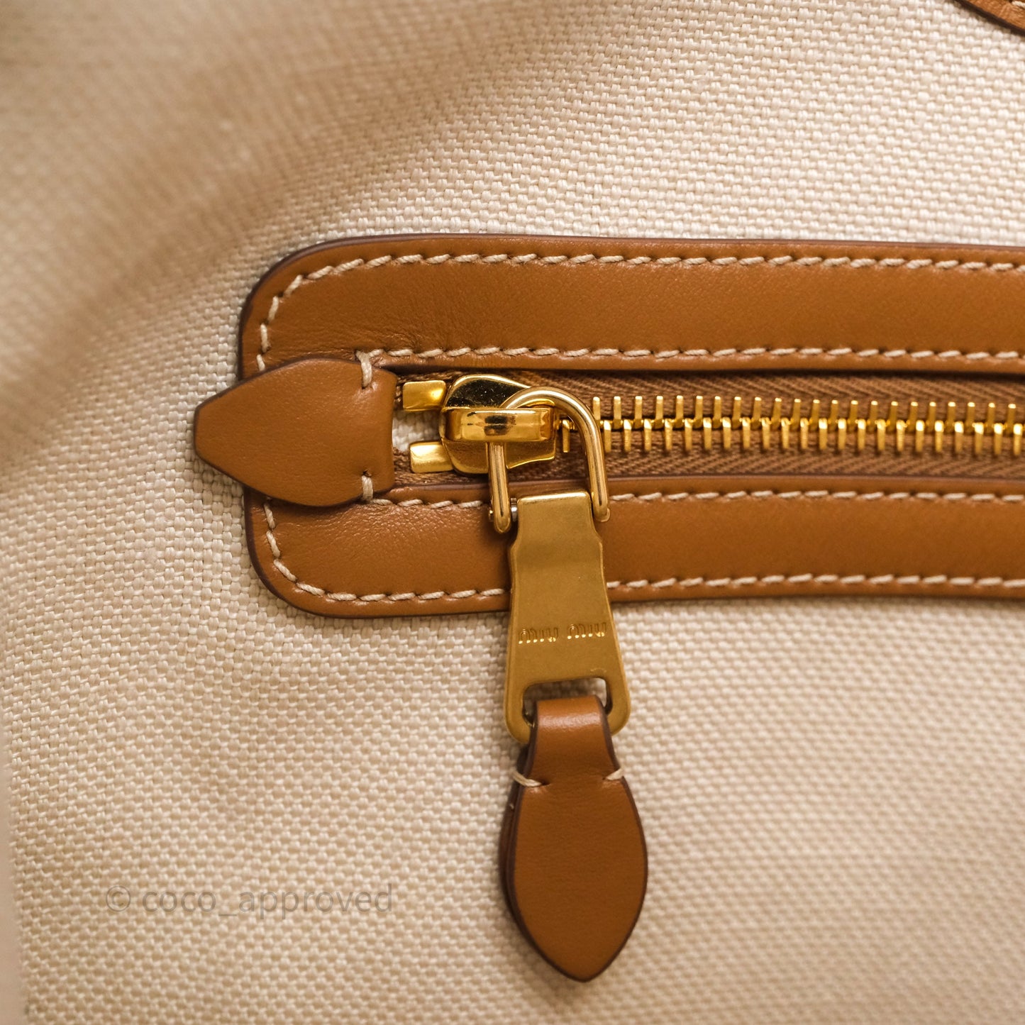 Miu Miu IVY Corduroy Bag Cinnamon