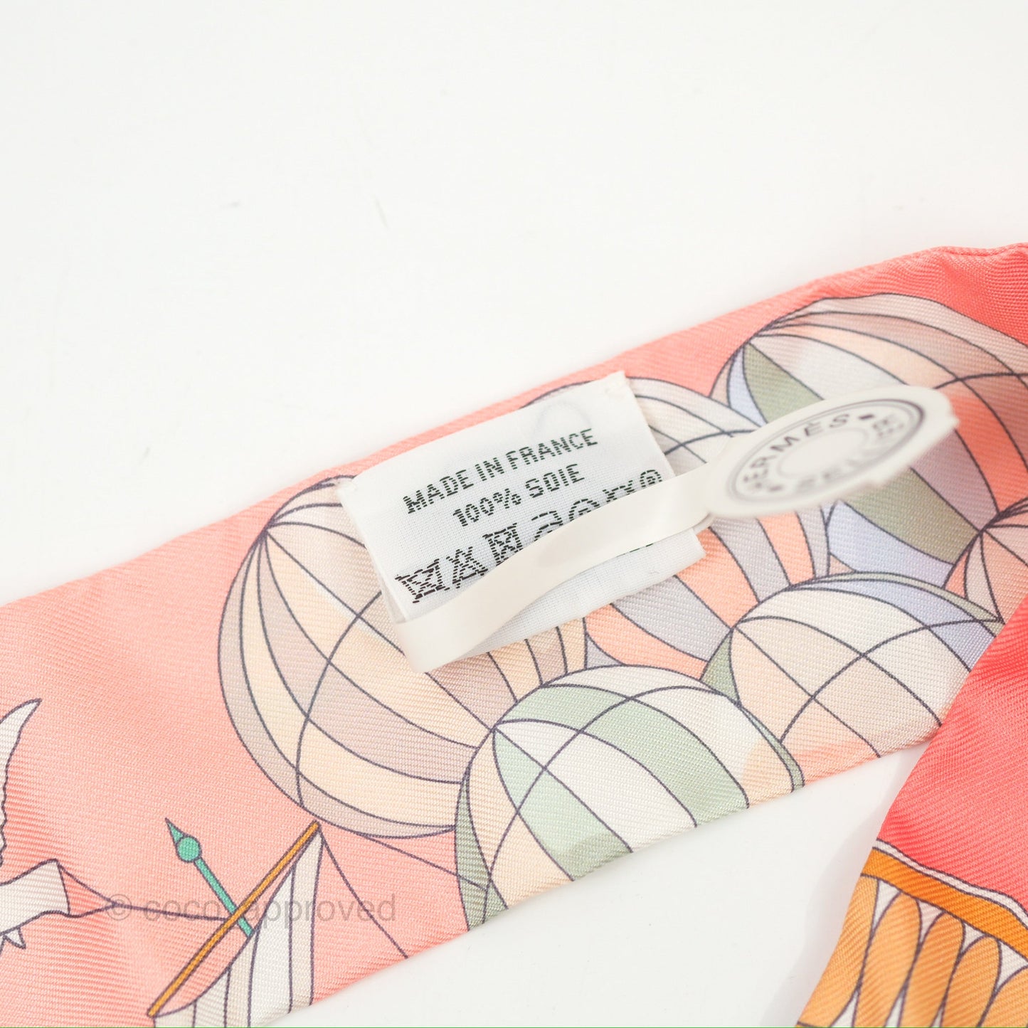 Hermès Les Folies Du Ciel Silk Twilly