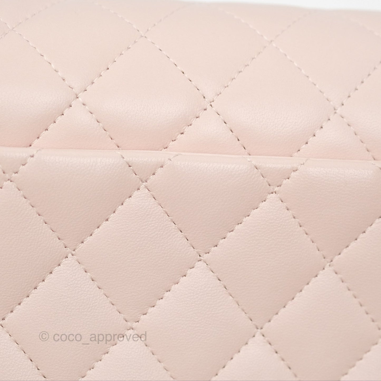Chanel Flap Clutch With Chain Quilted Light Pink Lambskin Gold Hardware