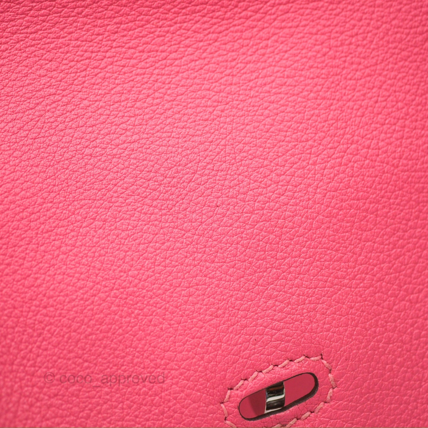 Hermès Lindy 26 Rose Azalee Evercolor Palladium Hardware