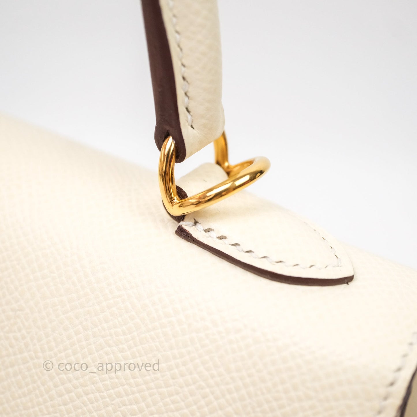 Hermès Kelly 25 Nata I2 Epsom Gold Hardware