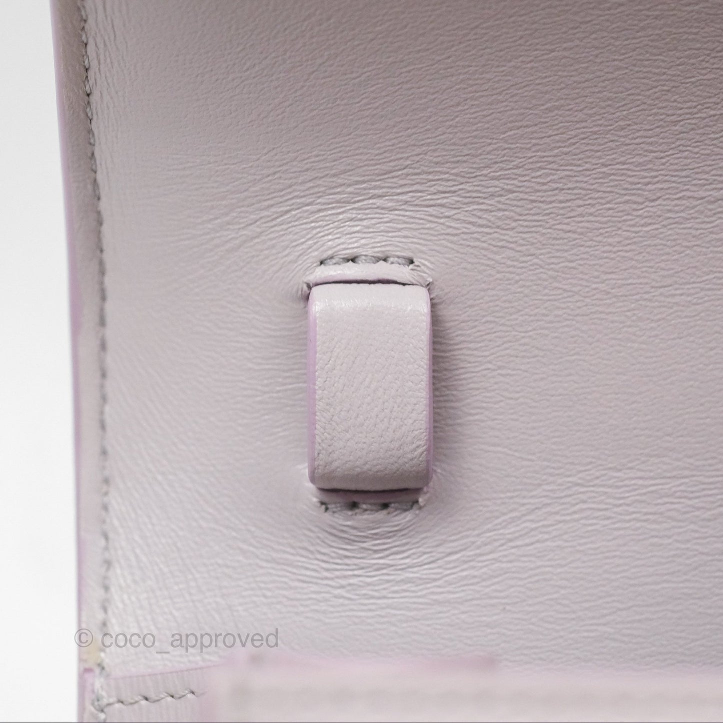 Celine Teen Classic Box Flap Lavender Grey Liege Calfskin