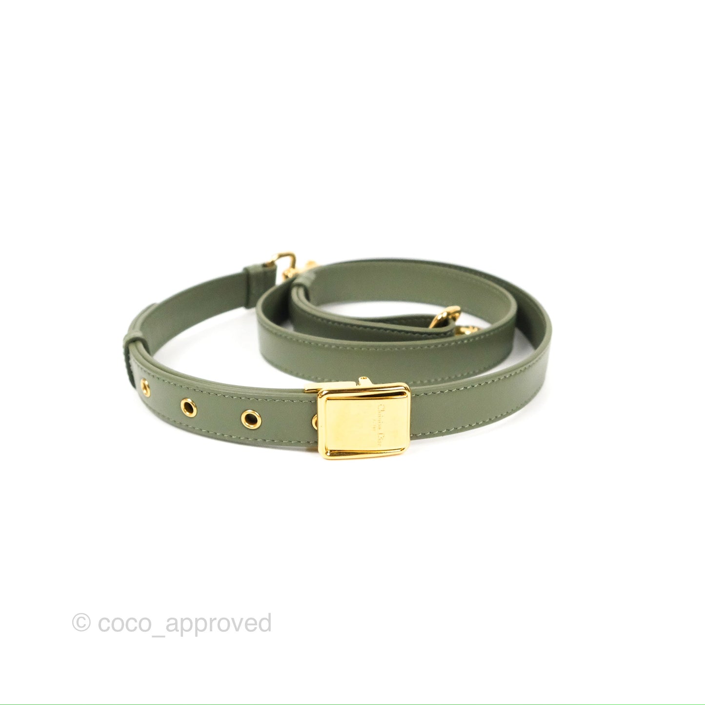 Dior Medium Bobby Bag Cedar Green Calfskin Gold Hardware