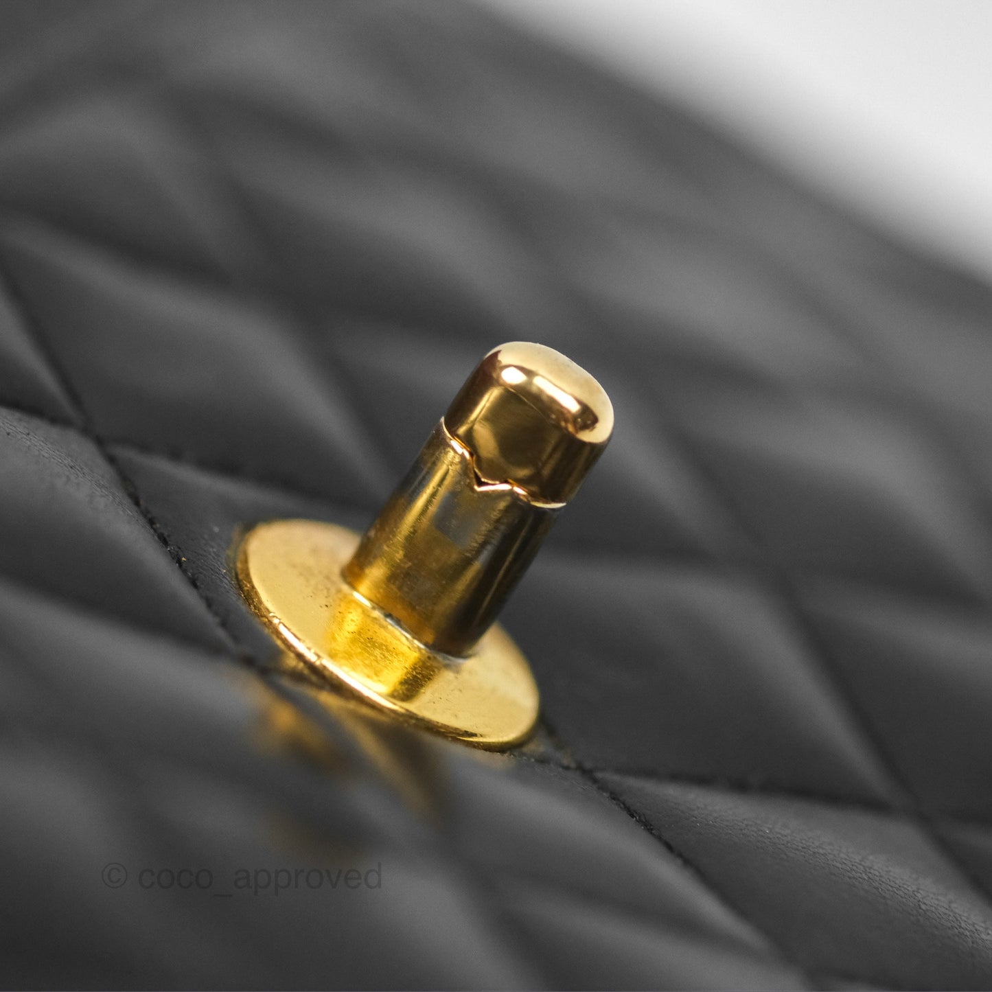 Chanel Vintage Mini Circled CC Flap Bag Black Lambskin 24K Gold Hardware