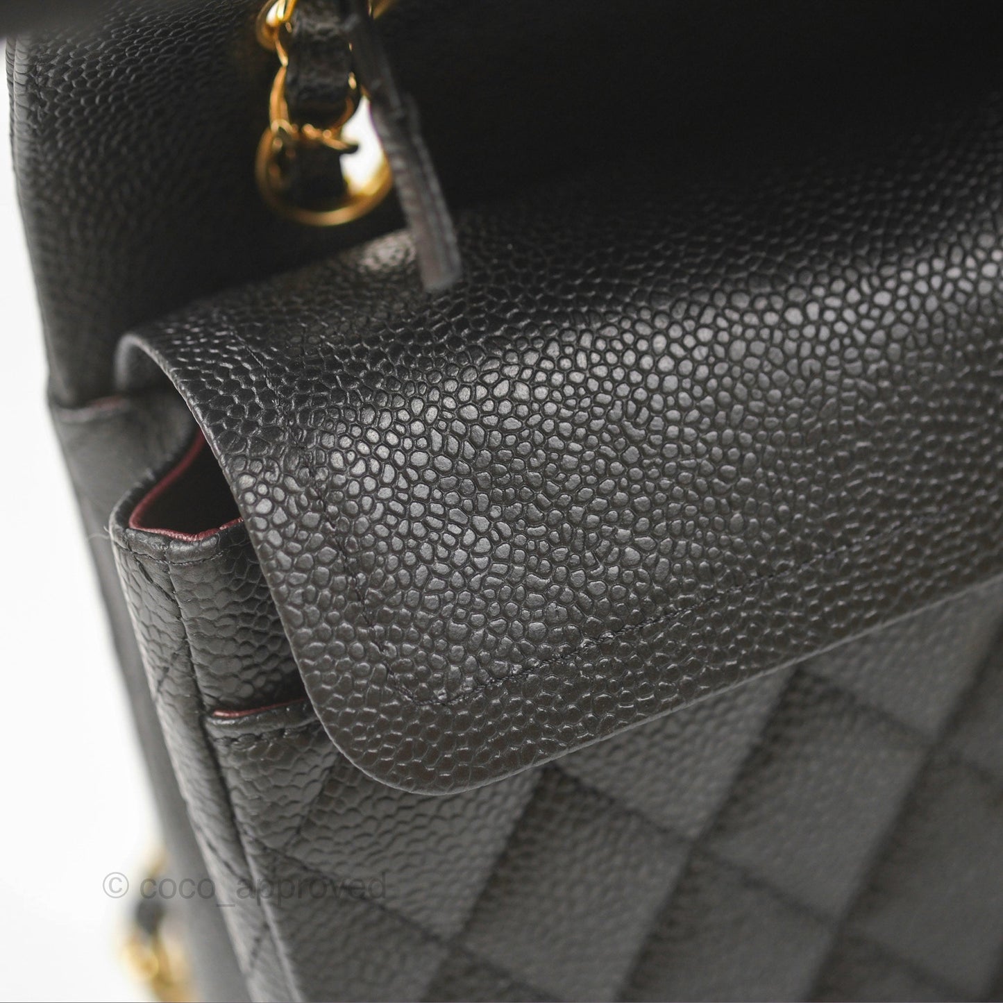 Chanel Classic Small S/M Flap Black Caviar Gold Hardware