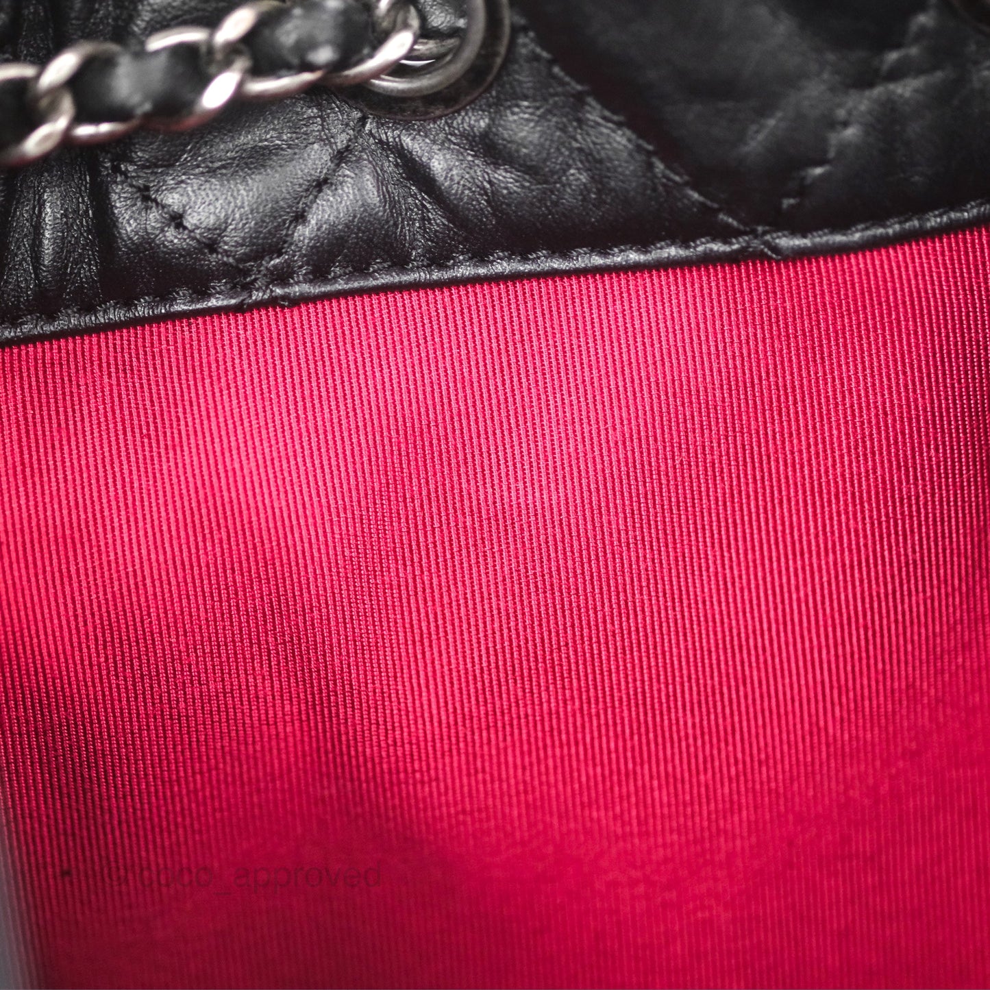 Chanel Small Gabrielle Backpack Black Aged Calfskin