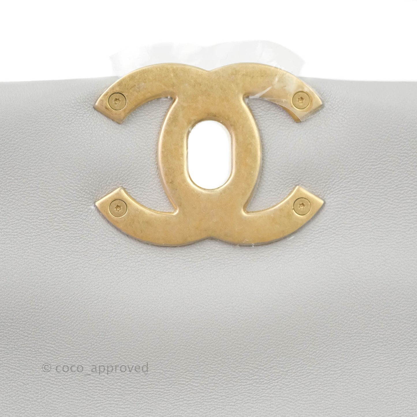 Chanel 19 Small Grey Mixed Hardware 21A
