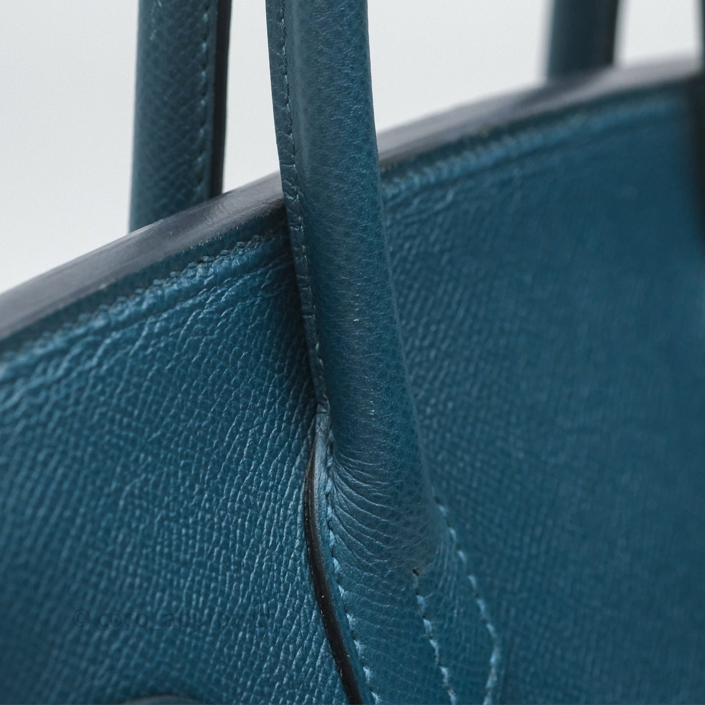 Hermès Birkin 30 Retourne Bleu de Prusse 7P Epsom Gold Hardware