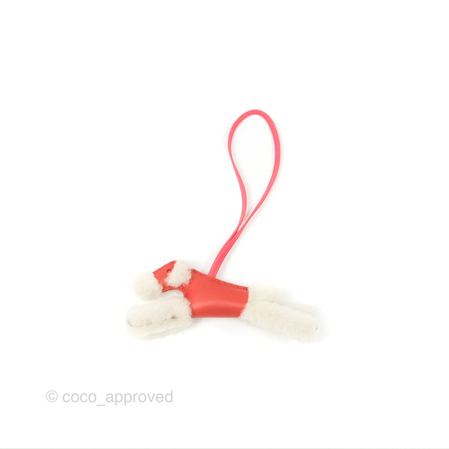 Hermès Fox Terrier Budy Charm Orange