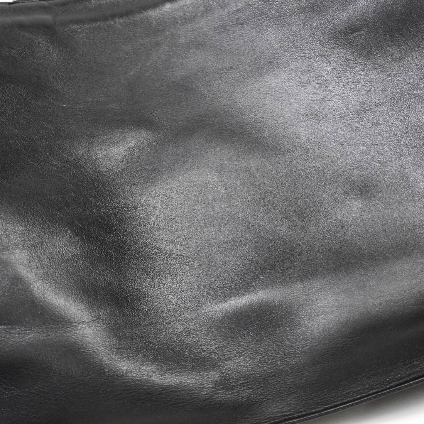 Chanel Vintage Shoulder Bag Black Calfskin Gold Hardware