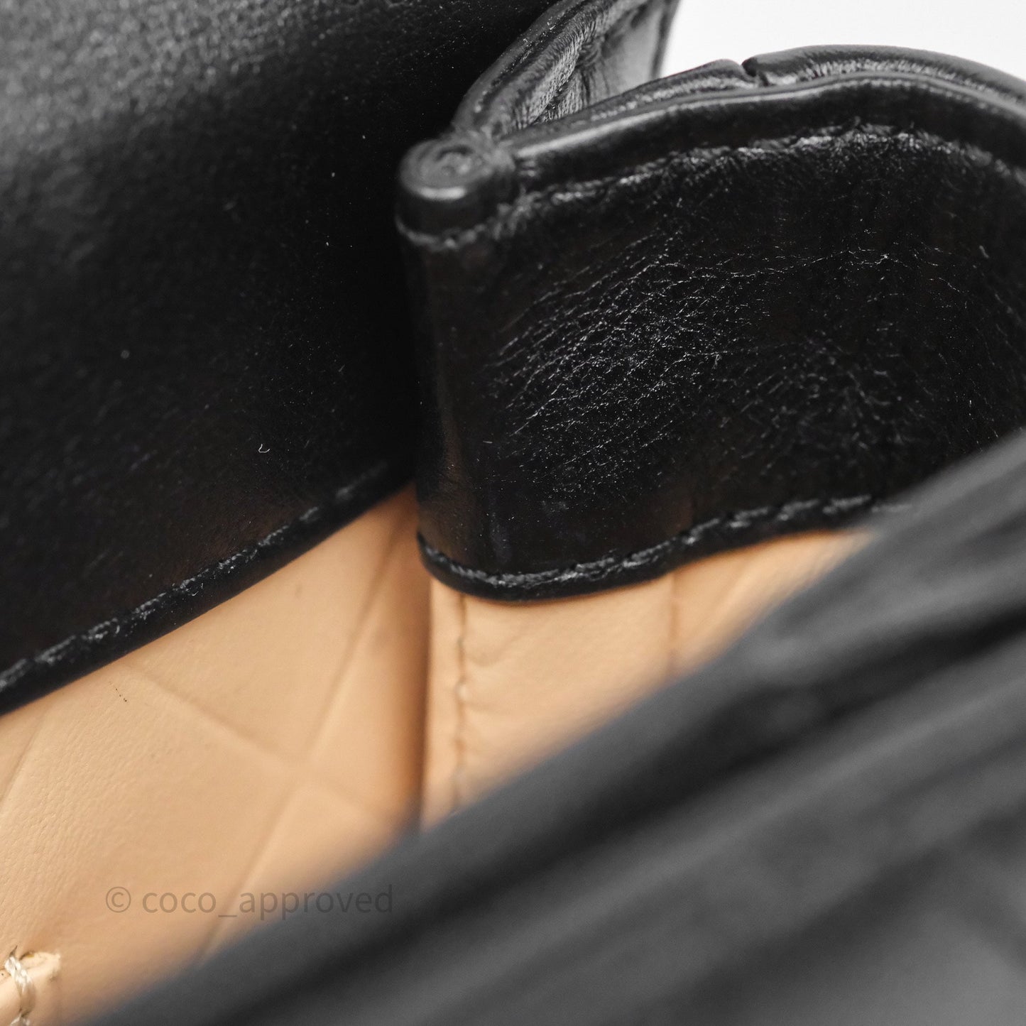 Chanel Mini Moon Messenger Bag Black Calfskin Aged Gold Hardware