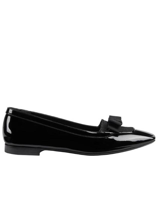 Luxury Gucci Trending 2025 GG Canvas Patent Leather Ballet Flat Black