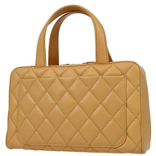 Luxury Chanel 2001-2003 Beige Calfskin Wild Stitch Tote 33