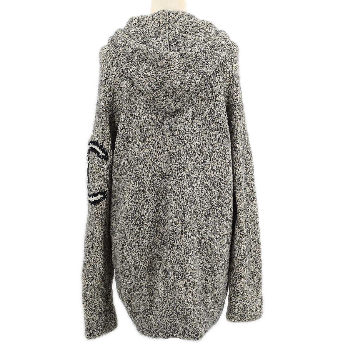 Luxury Chanel 2007 CC penguin-motif knitted hoodie #38