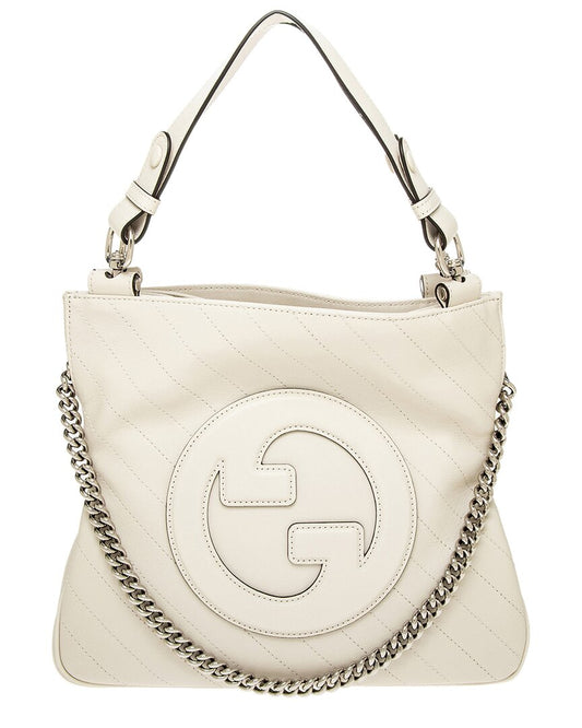 Luxury Gucci Trending 2025 Blondie Small Leather Tote