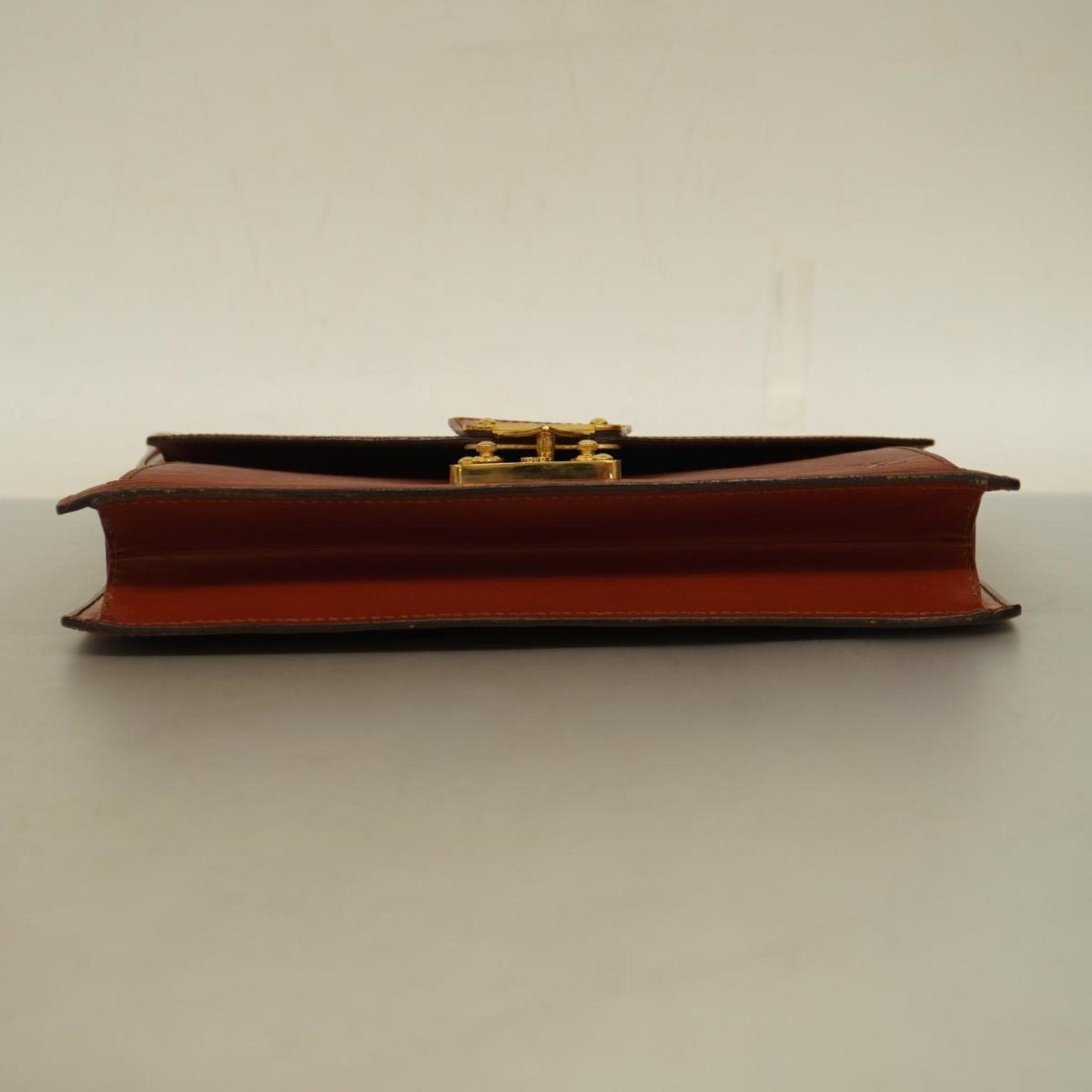 Louis Vuitton Sellier Drangonne  Leather Clutch Bag ()