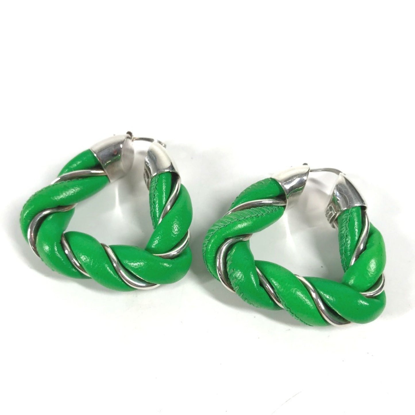 Luxury Bottega Veneta   Leather Hoop Earrings ()